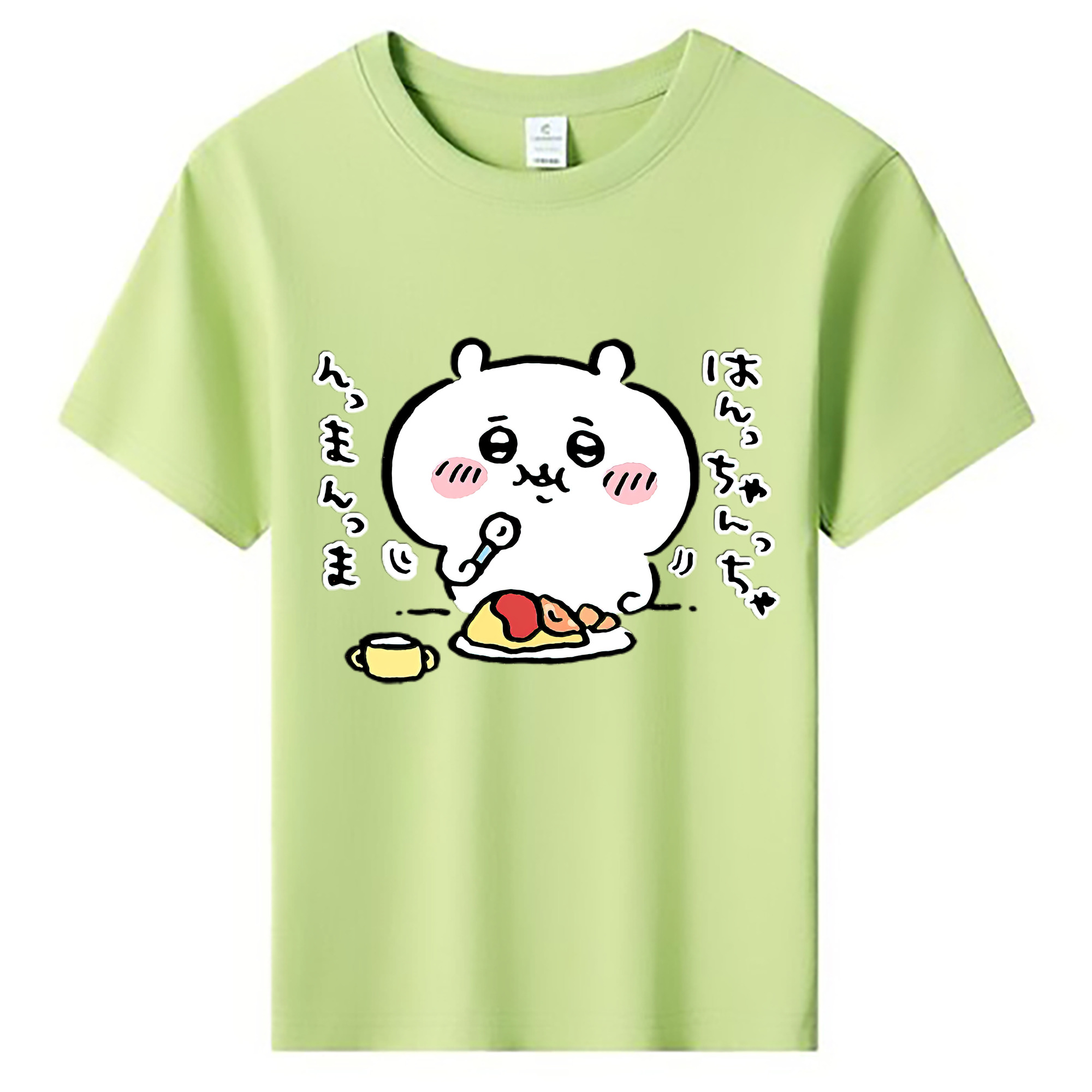 （画像用） ちいかわ ちいかわ Chii-kawa chiikawa 綿100％キッズTシャツ（フロントプリント）